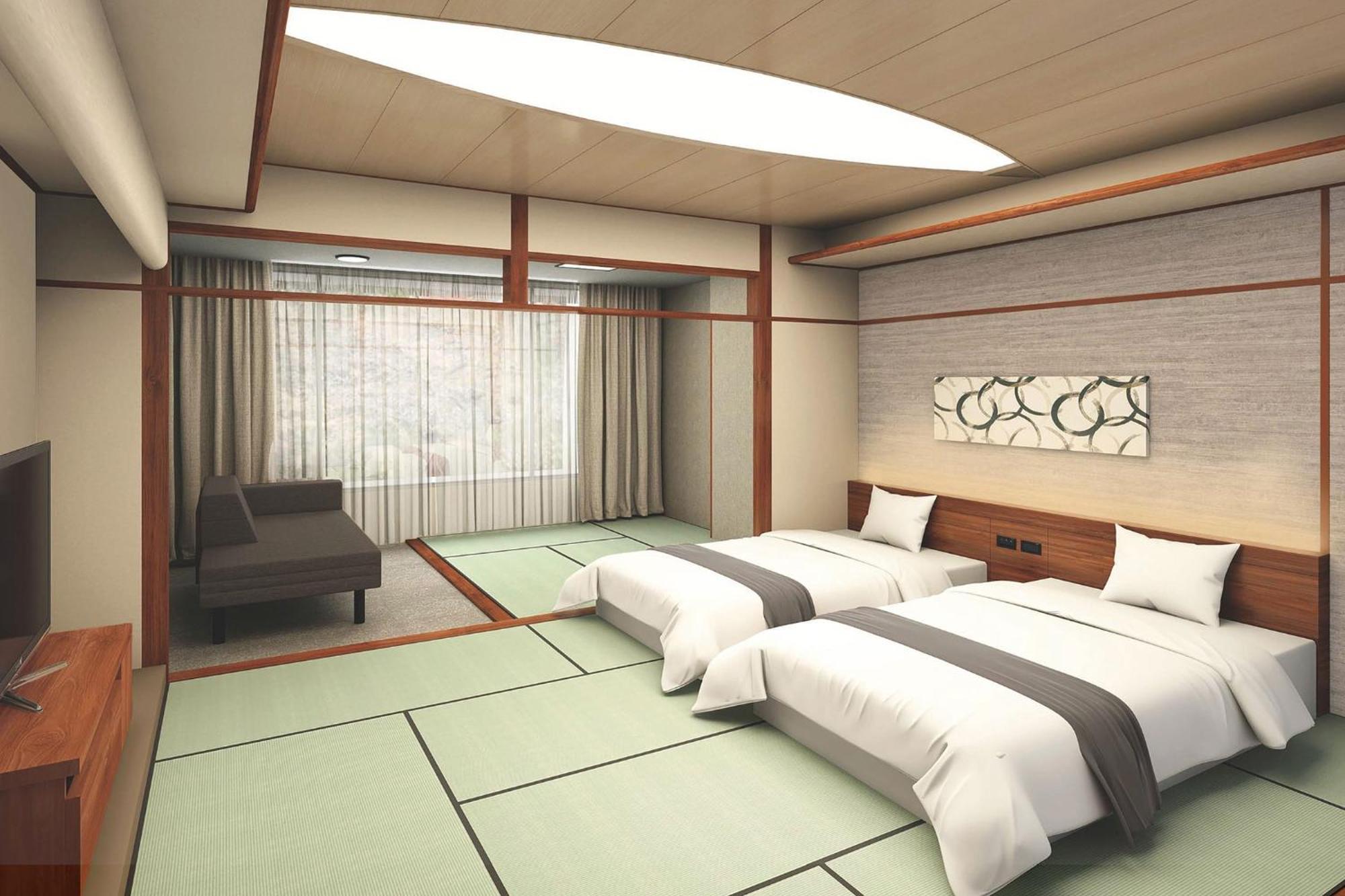 Отель Ooedo Onsen Monogatari Ikaho Shibukawa Экстерьер фото